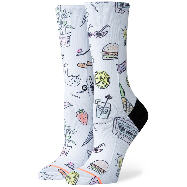 Stance Shopping List Socks - Women's White