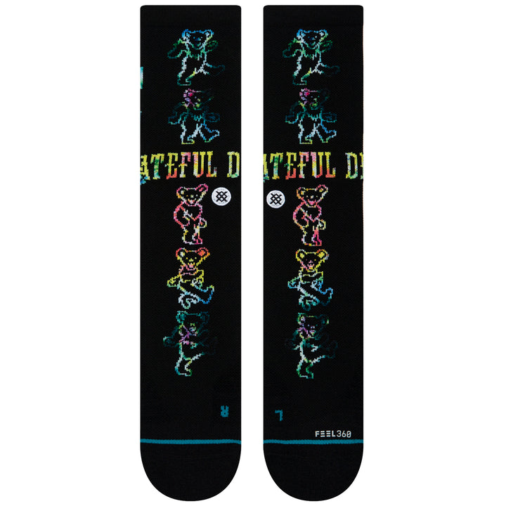 Stance Grateful Bears Crew Socks Black
