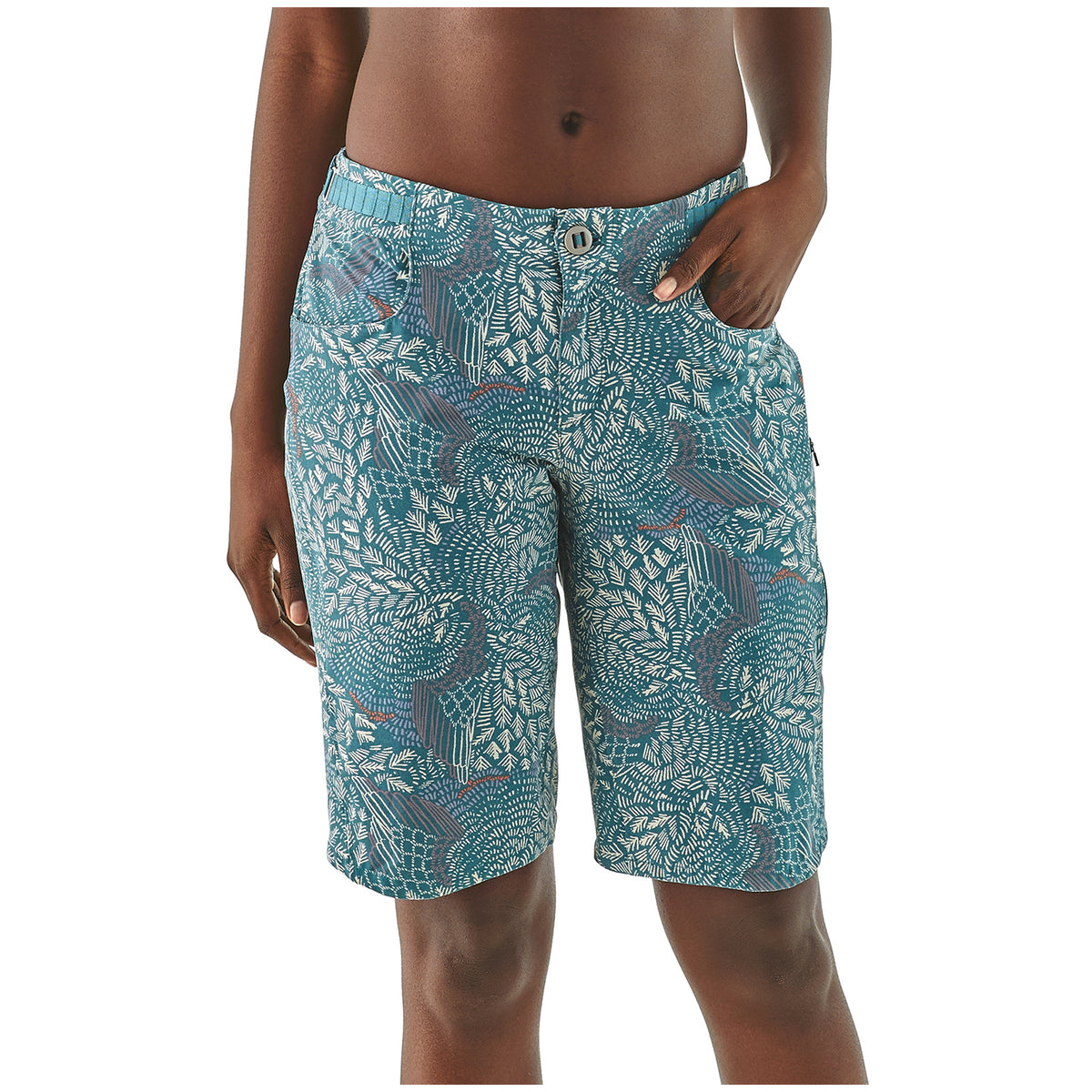 Patagonia Dirt Craft Bike Shorts - Women's Swift Feathers/Tasmanian Teal