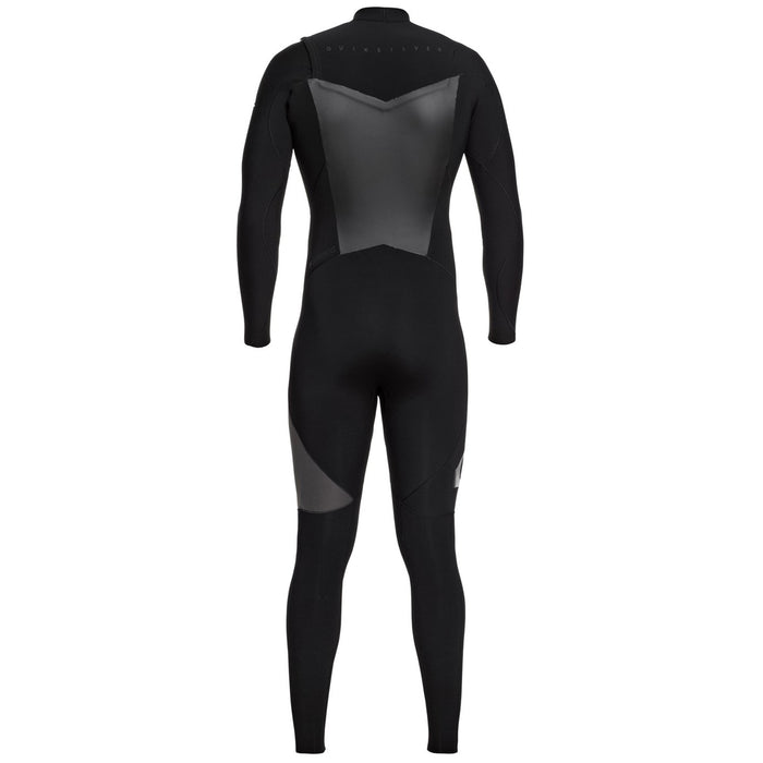 Quiksilver 3/2 Syncro Chest Zip Wetsuit Black/Black/Jet Black