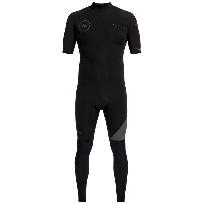 Quiksilver 2/2 Syncro Back Zip Short Sleeve Fullsuit Black/Black/Jet Black