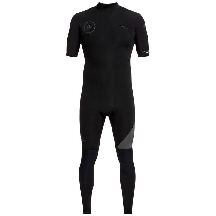 Quiksilver 2/2 Syncro Back Zip Short Sleeve Fullsuit Black/Black/Jet Black