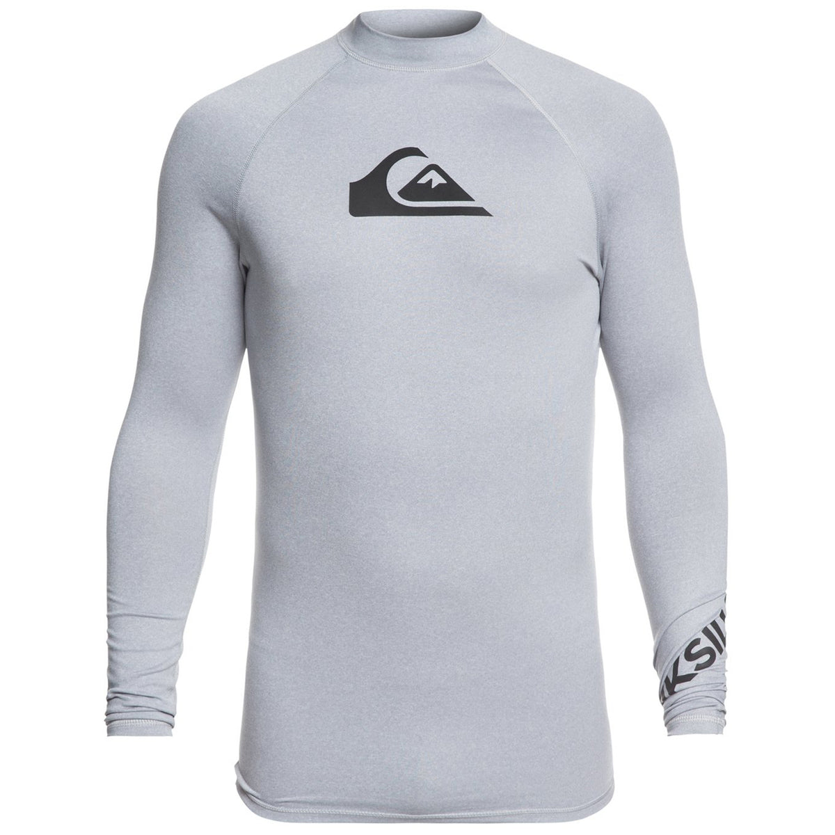 Quiksilver All Time Long Sleeve Surf Tee Light Grey Heather