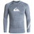 Quiksilver All Time Long Sleeve Surf Tee Dark Denim Heather