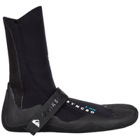 Quiksilver 3mm Syncro Split Toe Wetsuit Booties Black::Black