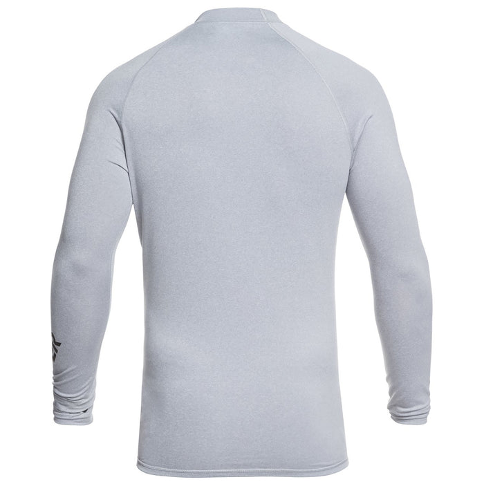 Quiksilver All Time Long Sleeve Surf Tee Light Grey Heather