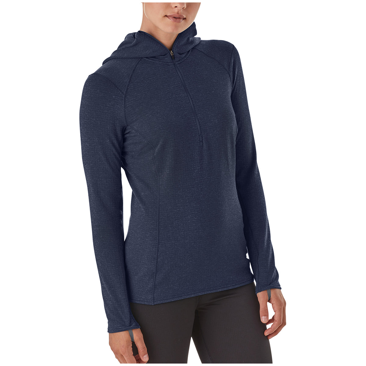 Patagonia Capilene® Thermal Weight Zip-Neck Hoodie - Women's Navy Blue