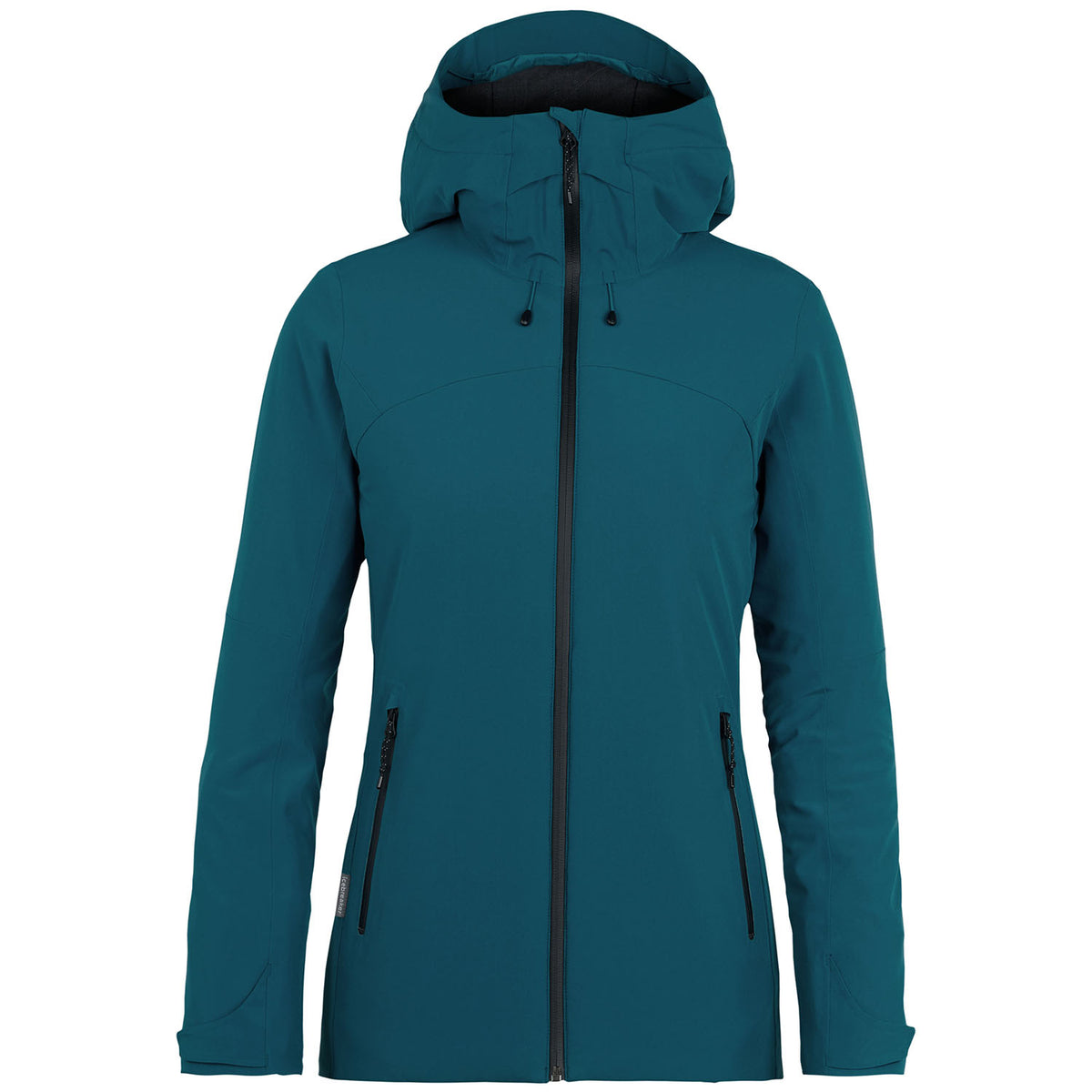 Icebreaker Stratus Transcend Hooded Jacket - Women's Kingfisher/Jet Heather