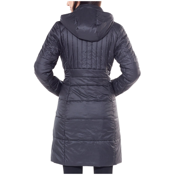 Icebreaker Stratus X 3Q Hooded Jacket - Women's Black/Jet Heather