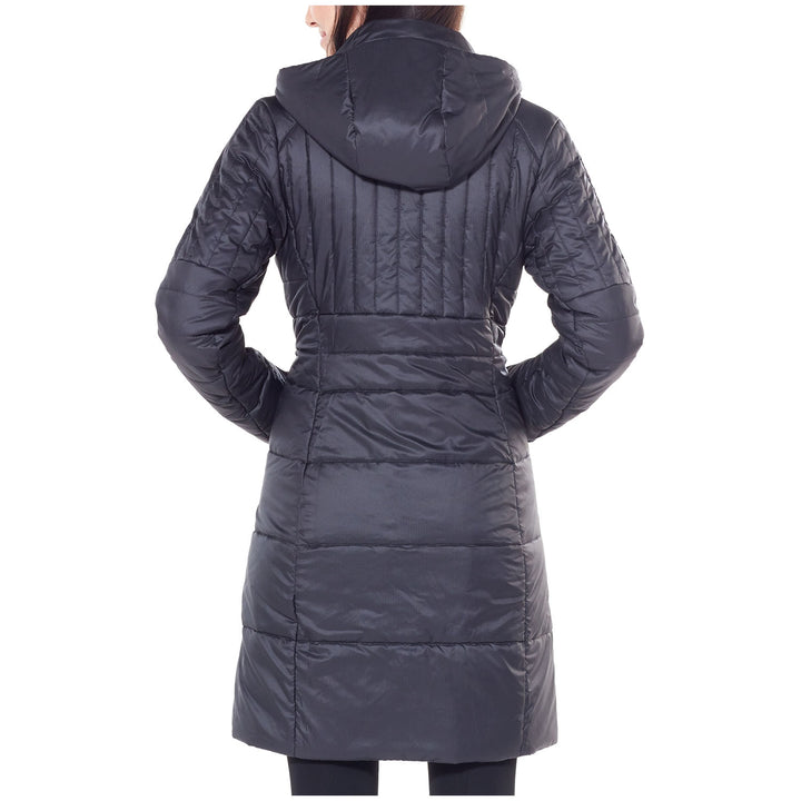 Icebreaker Stratus X 3Q Hooded Jacket - Women's Black/Jet Heather