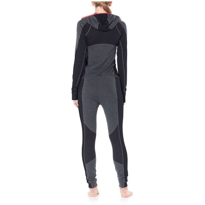 Icebreaker 200 Zone One Sheep Baselayer Suit - Women's Jet Heather/Black/Prism