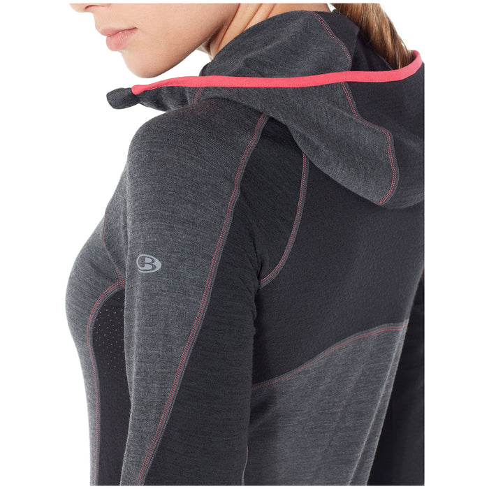 Icebreaker 200 Zone One Sheep Baselayer Suit - Women's Jet Heather/Black/Prism