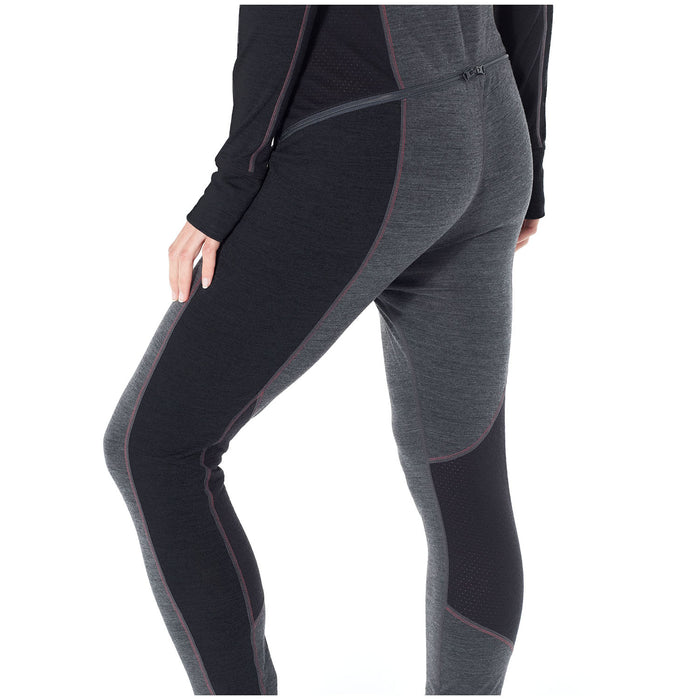 Icebreaker 200 Zone One Sheep Baselayer Suit - Women's Jet Heather/Black/Prism