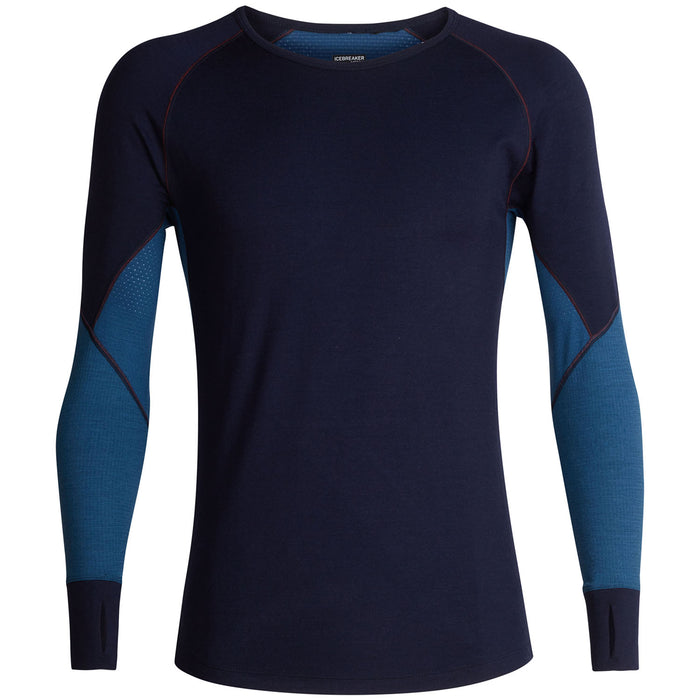 Icebreaker 260 Zone Long Sleeve Crew Top Midnight Navy/Prussian Blue