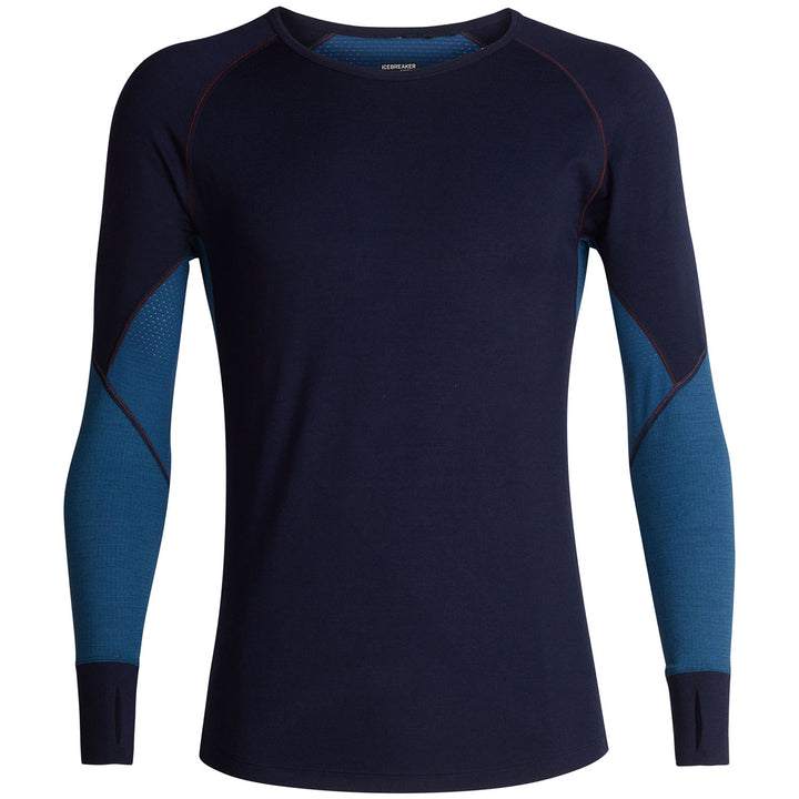 Icebreaker 260 Zone Long Sleeve Crew Top Midnight Navy/Prussian Blue
