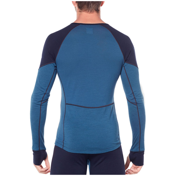 Icebreaker 260 Zone Long Sleeve Crew Top Midnight Navy/Prussian Blue