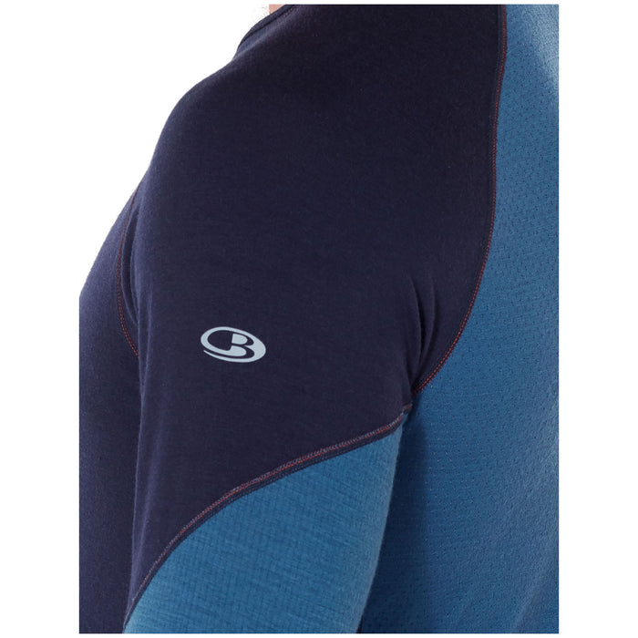 Icebreaker 260 Zone Long Sleeve Crew Top Midnight Navy/Prussian Blue