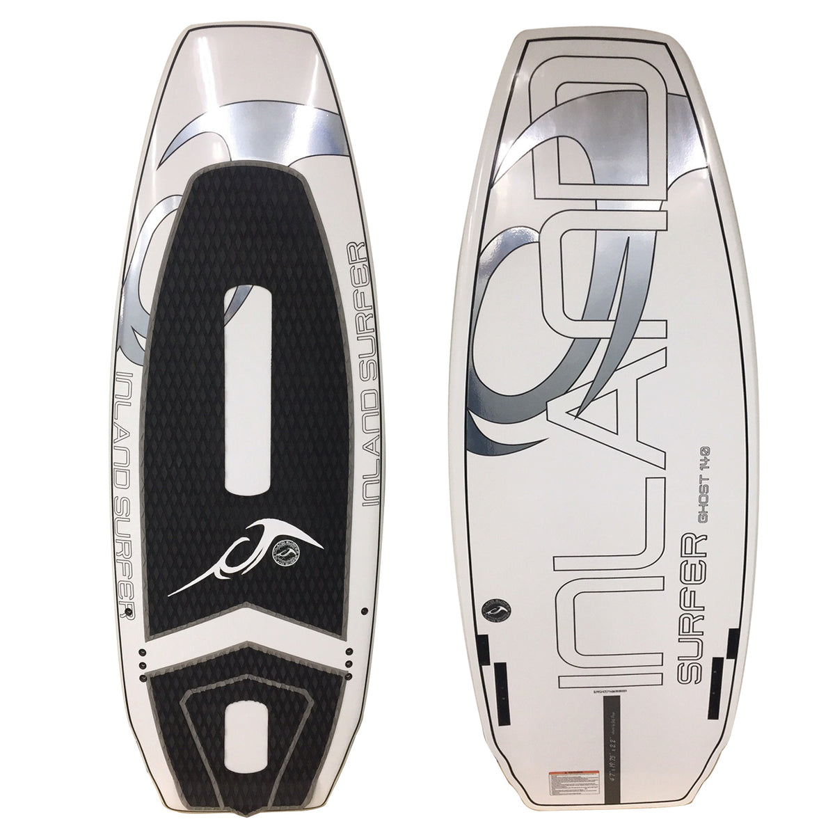 Inland Surfer Ghost Chrome 140 Wakesurf Board 2019