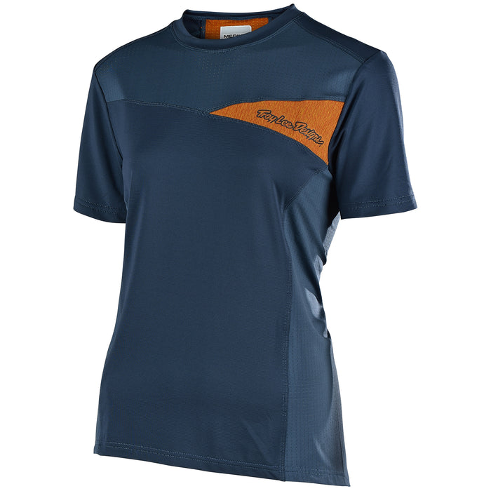 Troy Lee Designs Skyline S/S Jersey - Women's Slate/Heather Bourbon