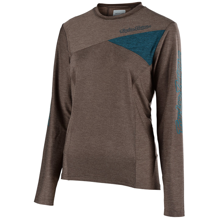 Troy Lee Designs Skyline L/S Jersey - Women's Heather Moka/Corsair