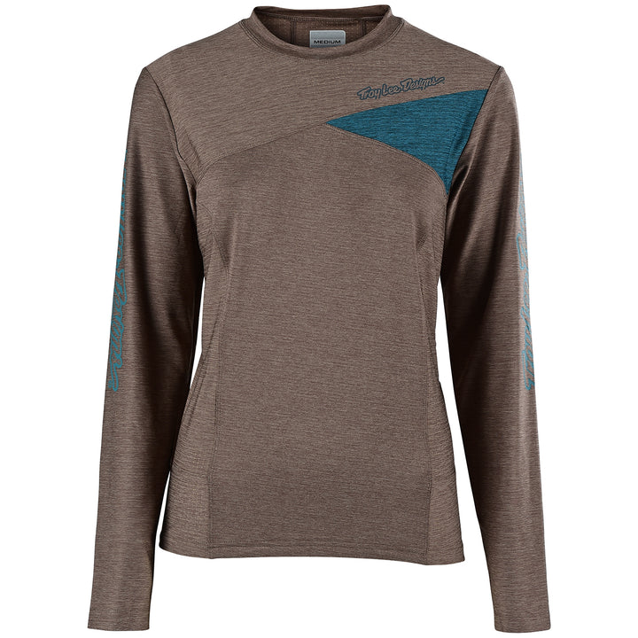 Troy Lee Designs Skyline L/S Jersey - Women's Heather Moka/Corsair