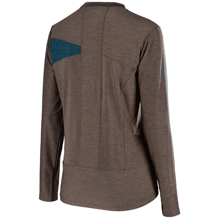 Troy Lee Designs Skyline L/S Jersey - Women's Heather Moka/Corsair