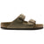 Birkenstock Arizona Suede Soft Footbed Sandals Taupe