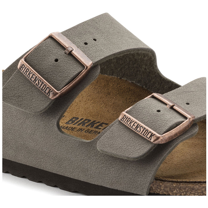 Birkenstock Arizona Birkibuc Sandals - Women's Stone