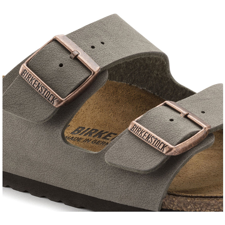 Birkenstock Arizona Birkibuc Sandals - Women's Stone