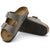 Birkenstock Arizona Birkibuc Sandals - Women's Stone