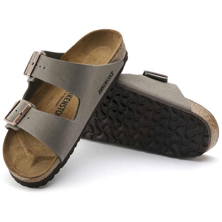 Birkenstock Arizona Birkibuc Sandals - Women's Stone