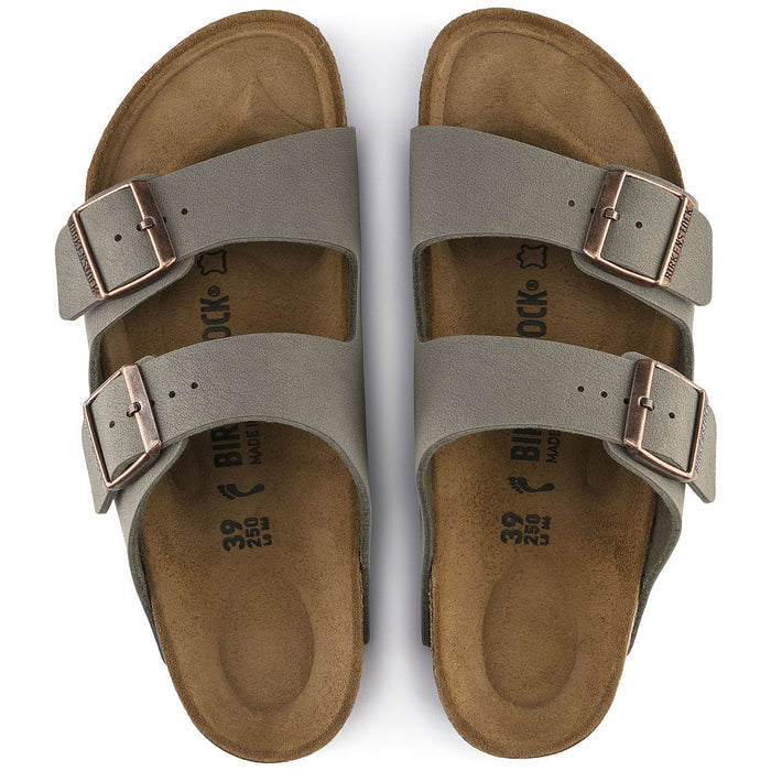 Birkenstock Arizona Birkibuc Sandals - Women's Stone