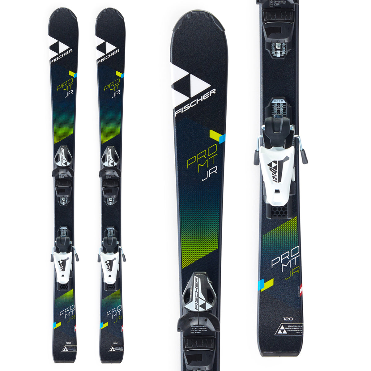 Fischer Pro MTN Jr Skis + FJ4 AC SLR Ski Bindings - Boys' 2019
