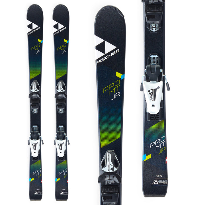 Fischer Pro MTN Jr Skis + FJ4 AC SLR Ski Bindings - Boys' 2019