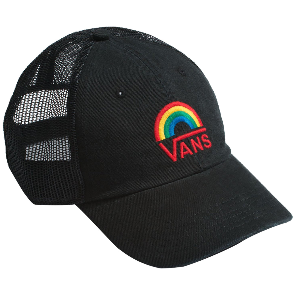 Vans Roadster Trucker Hat - Women's Black/Rainbow