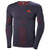 Helly Hansen Lifa Seamless Crew Top Graphite Blue