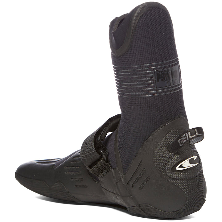 O'Neill 5mm Psycho Tech Round Toe Wetsuit Boots Black