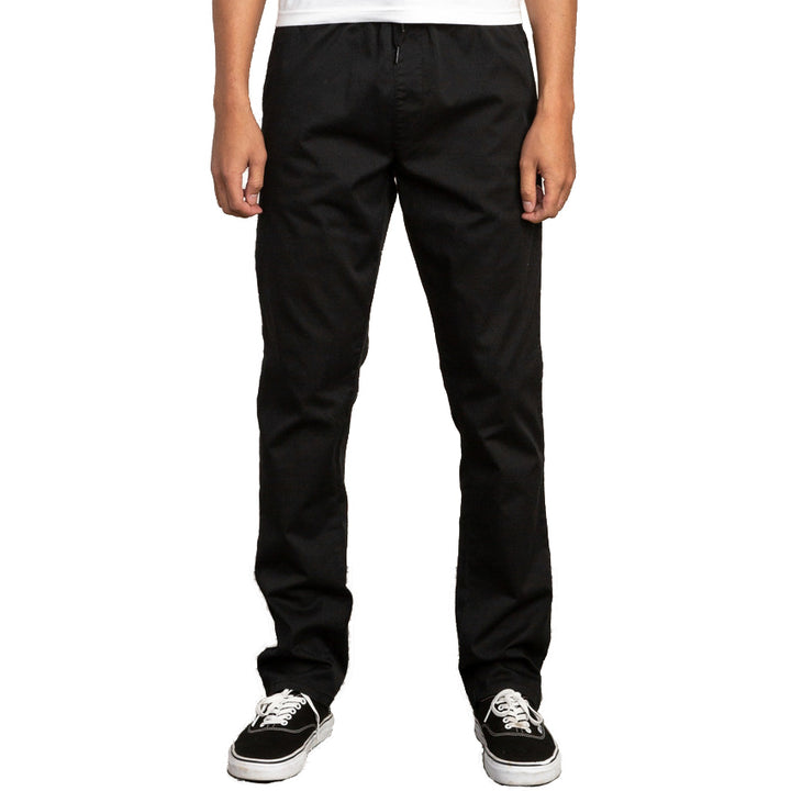 RVCA Weekend Elastic Chinos Black
