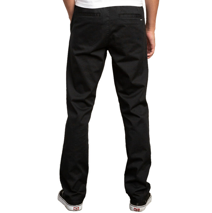 RVCA Weekend Elastic Chinos Black