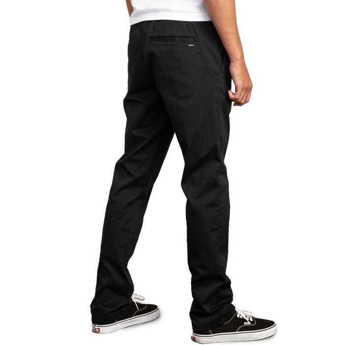 RVCA Weekend Elastic Chinos Black