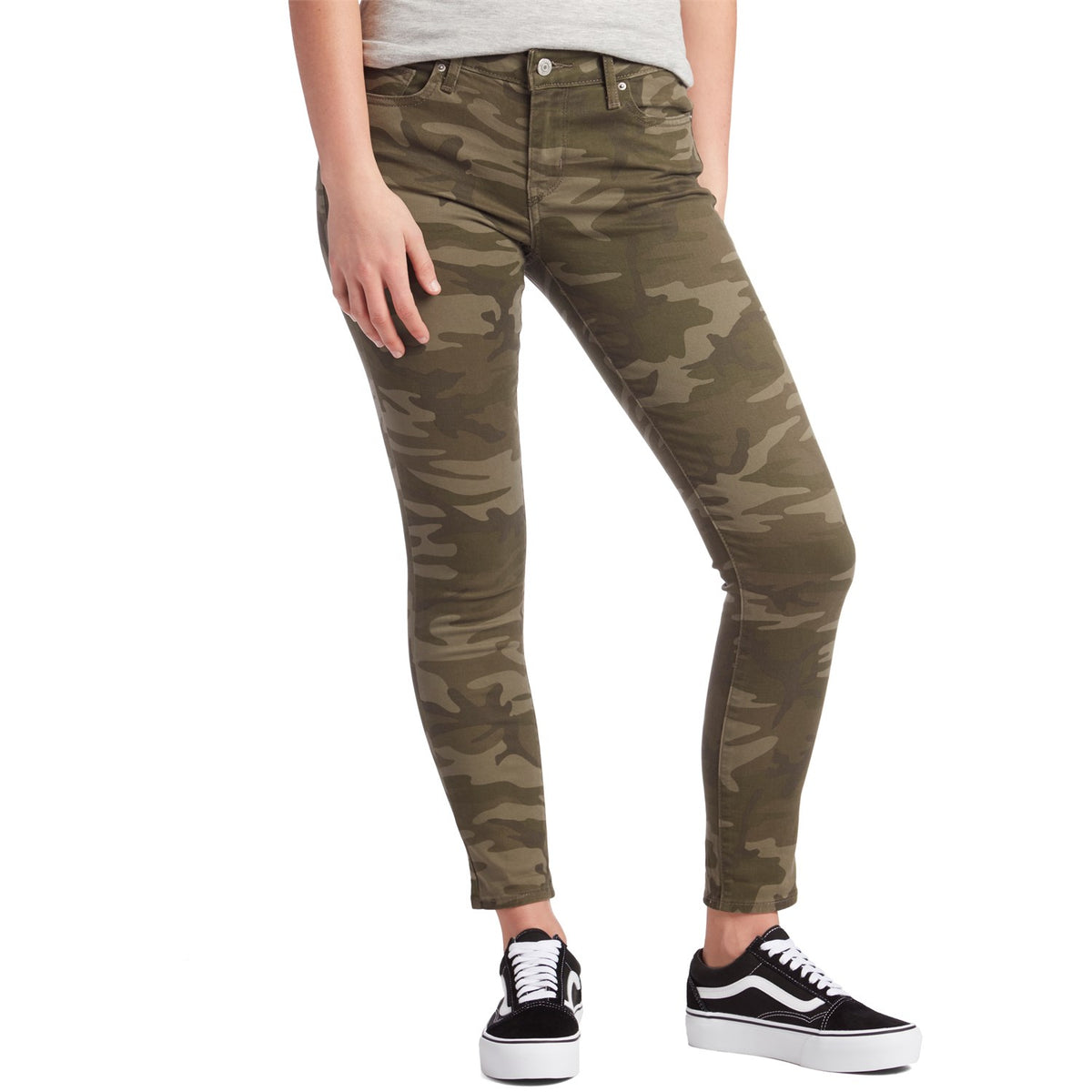 Levi's 711 Skinny Ankle Jeans - Women's Soft Camo
