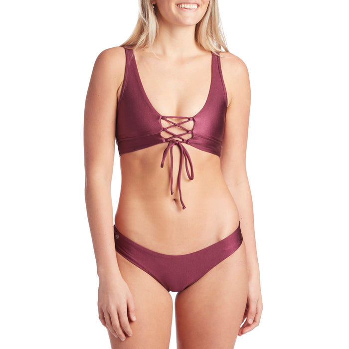 Maaji Beach Plum Allure Reversible Bikini Top - Women's Multi