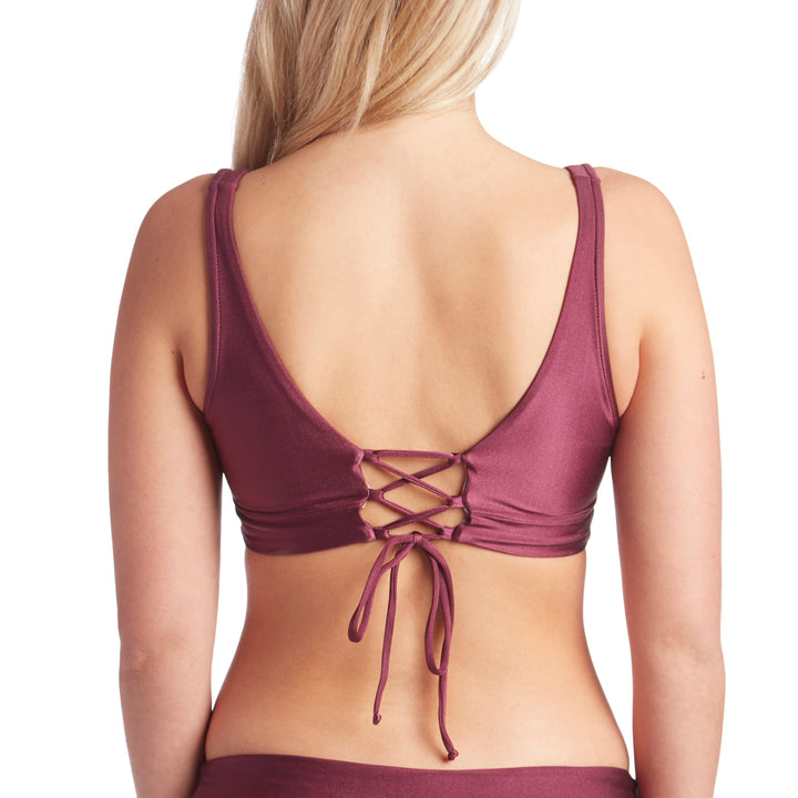 Maaji Beach Plum Allure Reversible Bikini Top - Women's Multi