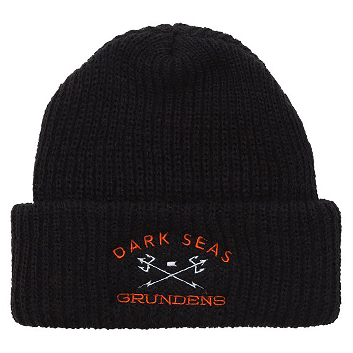 Dark Seas x Grundens Watch Cap Beanie Black