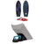 Liquid Force Rocket Wakesurf Board with Surf Rope + Liquid Force Wakesurf Edge Mega Wave Shaper