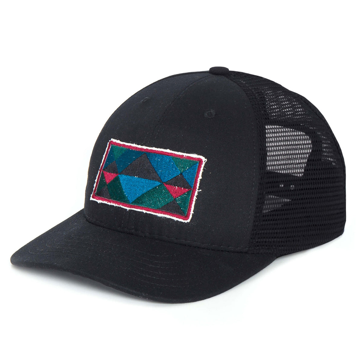 Mollusk Moroc Patch Trucker Hat Faded Black