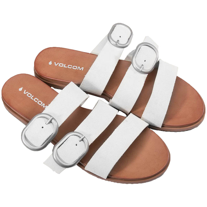 Volcom Buckle Up Buttercup Sandals - Women's Bone