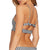 Volcom Plaid Attitude Scoop Bikini Top - Women's Dark Chocolate