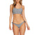 Volcom Plaid Attitude Scoop Bikini Top - Women's Dark Chocolate