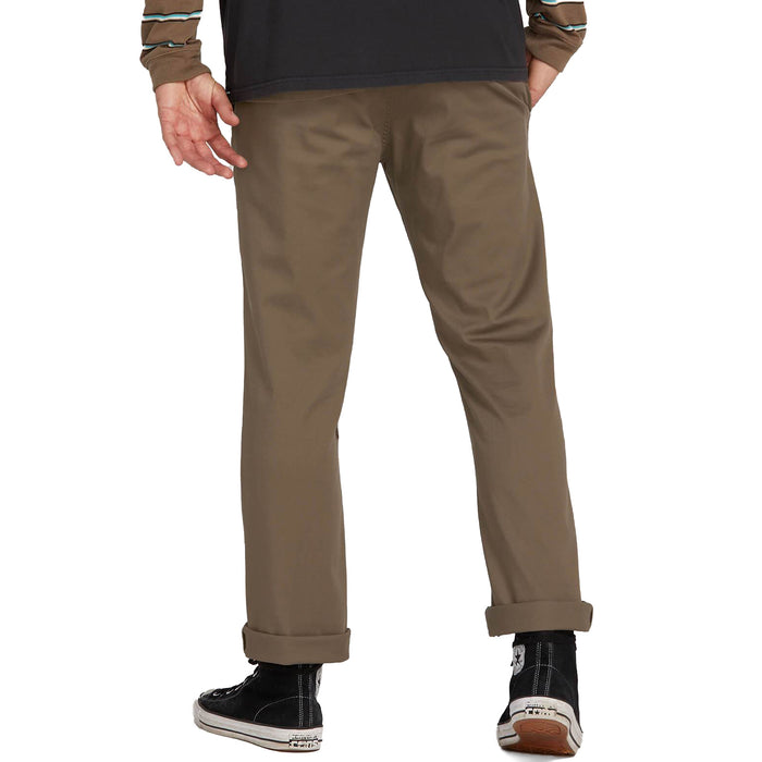 Volcom Frickin Modern Stretch Chino Pants - Men's Mushroom